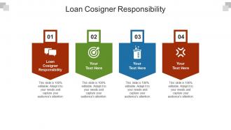 Loan cosigner responsibility ppt powerpoint presentation gallery graphics download cpb