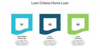 Loan criteria home loan ppt powerpoint presentation summary show cpb