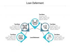 Loan deferment ppt powerpoint presentation infographics good cpb