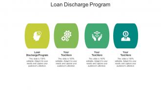 Loan discharge program ppt powerpoint presentation icon slide portrait cpb