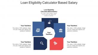 Loan eligibility calculator based salary ppt powerpoint presentation show topics cpb