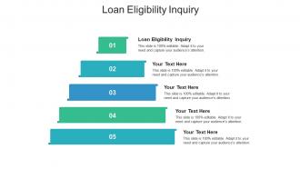 Loan eligibility inquiry ppt powerpoint presentation slides graphics tutorials cpb