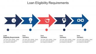 Loan eligibility requirements ppt powerpoint presentation professional sample cpb