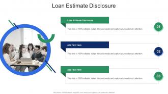 Loan Estimate Disclosure In Powerpoint And Google Slides Cpb