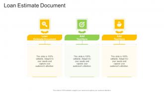 Loan Estimate Document In Powerpoint And Google Slides Cpb