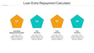 Loan extra repayment calculator ppt powerpoint presentation gallery elements cpb