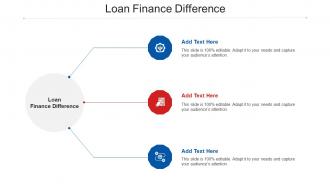 Loan Finance Difference Ppt Powerpoint Presentation Layouts Background Images Cpb