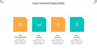 Loan interest deductible ppt powerpoint presentation file gridlines cpb