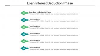 Loan interest deduction phase ppt powerpoint presentation layouts samples cpb