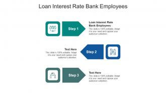 Loan interest rate bank employees ppt powerpoint presentation pictures ideas cpb