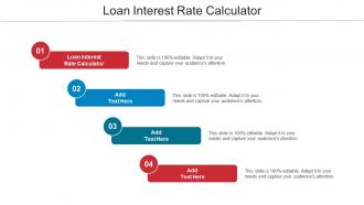 Loan Interest Rate Calculator Ppt Powerpoint Presentation Infographic Template Information Cpb