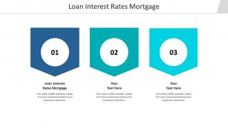 Loan interest rates mortgage ppt powerpoint presentation gallery slide cpb