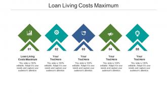 Loan living costs maximum ppt powerpoint presentation portfolio maker cpb