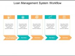 Loan management system workflow ppt powerpoint presentation inspiration visuals cpb