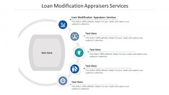 Loan modification appraisers services ppt powerpoint presentation ideas objects cpb