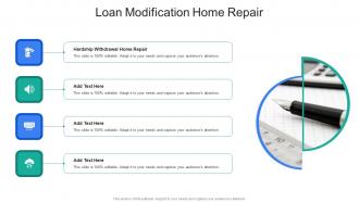 Loan Modification Home Repair In Powerpoint And Google Slides Cpb