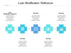 Loan modification refinance ppt powerpoint presentation ideas mockup cpb
