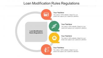 Loan Modification Rules Regulations Ppt Powerpoint Presentation Layouts Layouts Cpb