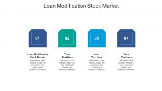 Loan modification stock market ppt powerpoint presentation icon background image cpb