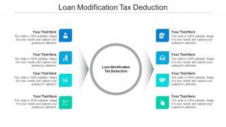 Loan modification tax deduction ppt powerpoint presentation portfolio design templates cpb