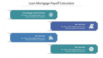 Loan Mortgage Payoff Calculator Ppt Powerpoint Presentation Layouts Graphics Cpb