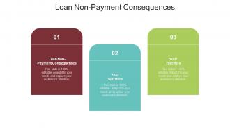 Loan non payment consequences ppt powerpoint presentation styles objects cpb