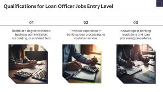 Loan Officer Jobs Entry Level Powerpoint Presentation And Google Slides ICP Pre-designed Colorful