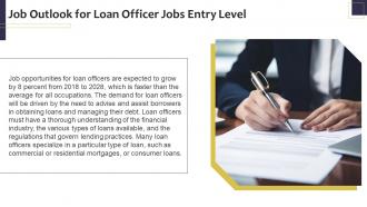 Loan Officer Jobs Entry Level Powerpoint Presentation And Google Slides ICP Images Impressive