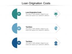 Loan origination costs ppt powerpoint presentation visual aids show cpb