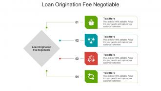 Loan origination fee negotiable ppt powerpoint presentation portfolio microsoft cpb