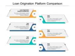 Loan origination platform comparison ppt powerpoint presentation show background designs cpb