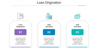 Loan Origination Ppt Powerpoint Presentation Model Demonstration Cpb