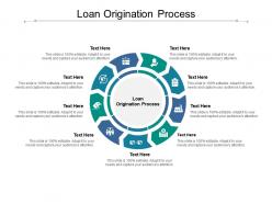 Loan origination process ppt powerpoint presentation icon objects cpb