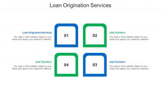 Loan Origination Services Ppt Powerpoint Presentation Professional Pictures Cpb