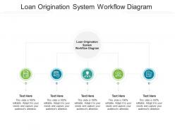 Loan origination system workflow diagram ppt powerpoint presentation files cpb