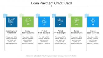 Loan payment credit card ppt powerpoint presentation professional layout ideas cpb