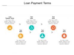Loan payment terms ppt powerpoint presentation summary aids cpb
