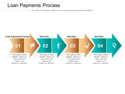 Loan payments process ppt powerpoint presentation pictures show cpb