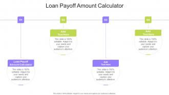 Loan Payoff Amount Calculator In Powerpoint And Google Slides Cpb
