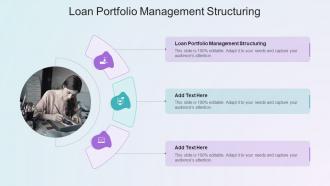 Loan Portfolio Management Structuring In Powerpoint And Google Slides Cpb