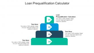 Loan prequalification calculator ppt powerpoint presentation model slide download cpb