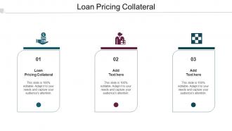 Loan Pricing Collateral Ppt Powerpoint Presentation Introduction Cpb
