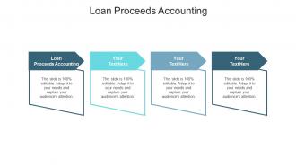 Loan proceeds accounting ppt powerpoint presentation slides example cpb