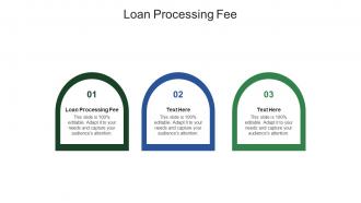 Loan processing fee ppt powerpoint presentation portfolio design ideas cpb