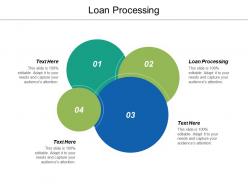 Loan processing ppt powerpoint presentation ideas samples cpb