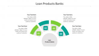 Loan products banks ppt powerpoint presentation slides picture cpb