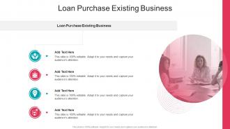 Loan Purchase Existing Business In Powerpoint And Google Slides Cpb