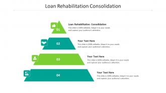 Loan rehabilitation consolidation ppt powerpoint presentation icon example cpb