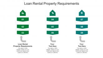 Loan rental property requirements ppt powerpoint presentation show guide cpb