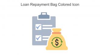 Loan Repayment Bag Colored Icon In Powerpoint Pptx Png And Editable Eps Format